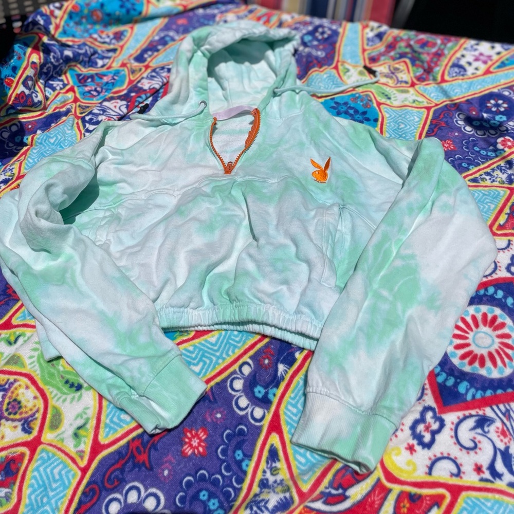Tye dye Playboy hoodie